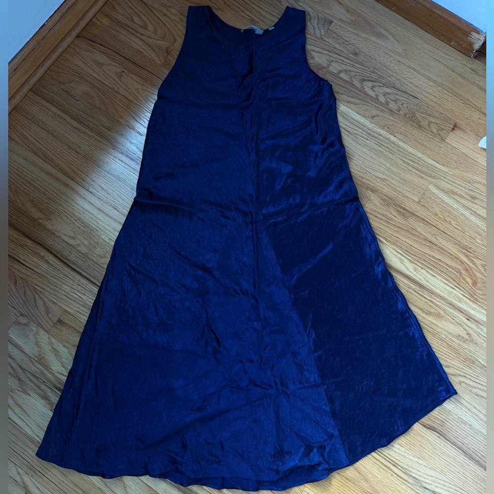 Asymmetrical Bias Hem Vince Dress